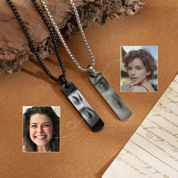 Personalized Engravable Eyes Necklace